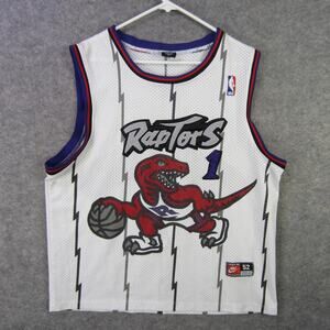 Vintage Toronto Raptors Jersey Mens XL NBA Basketball Tracy McGrady Nike 90s